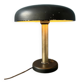 Original 30s black Bauhaus desk lamp