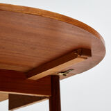 Restored teak dining table