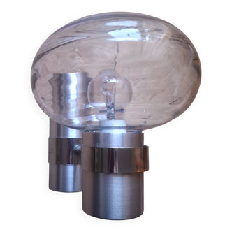 Vintage 70's Scolari style wall light