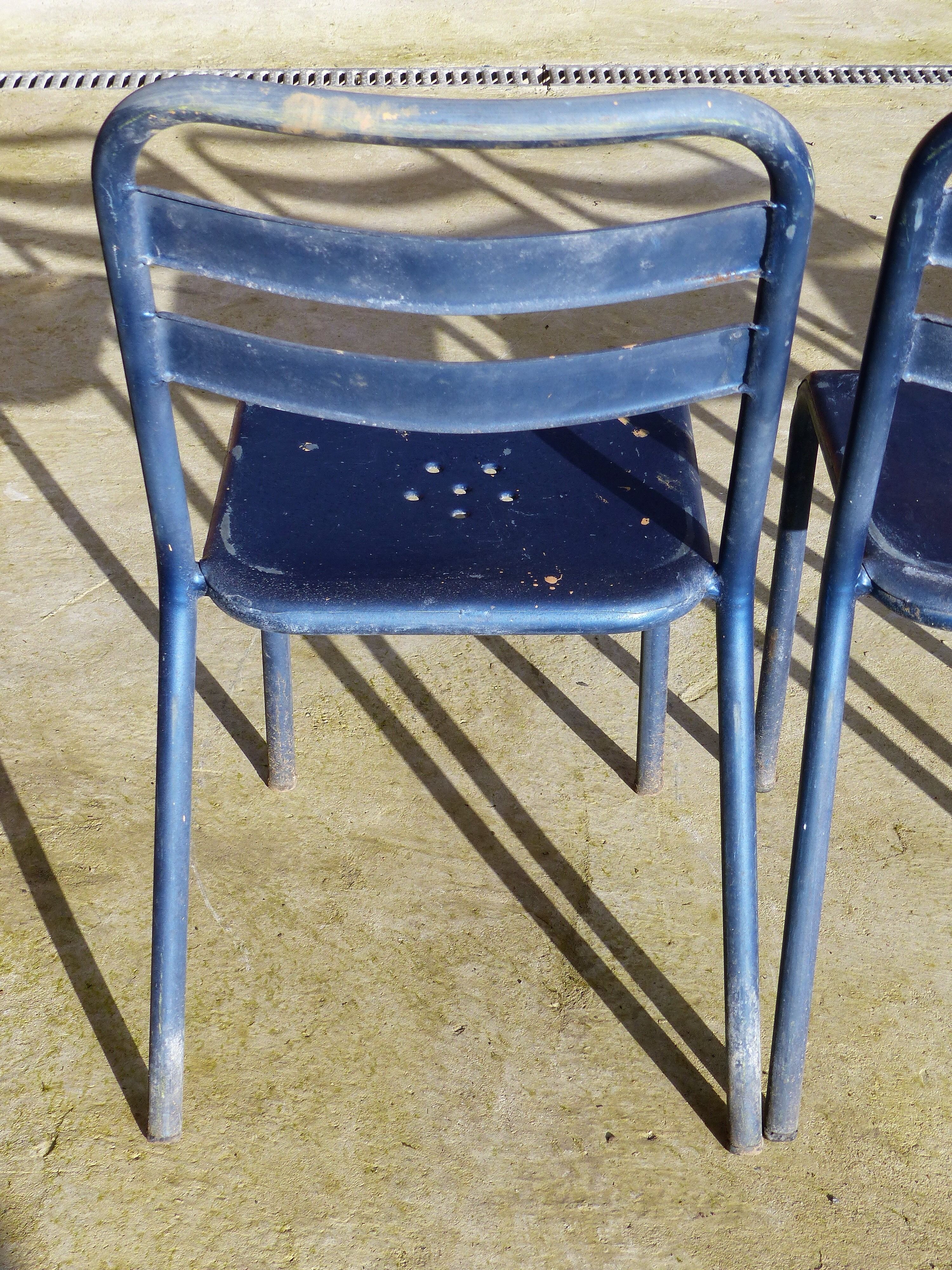 4 vintage bistro chairs
