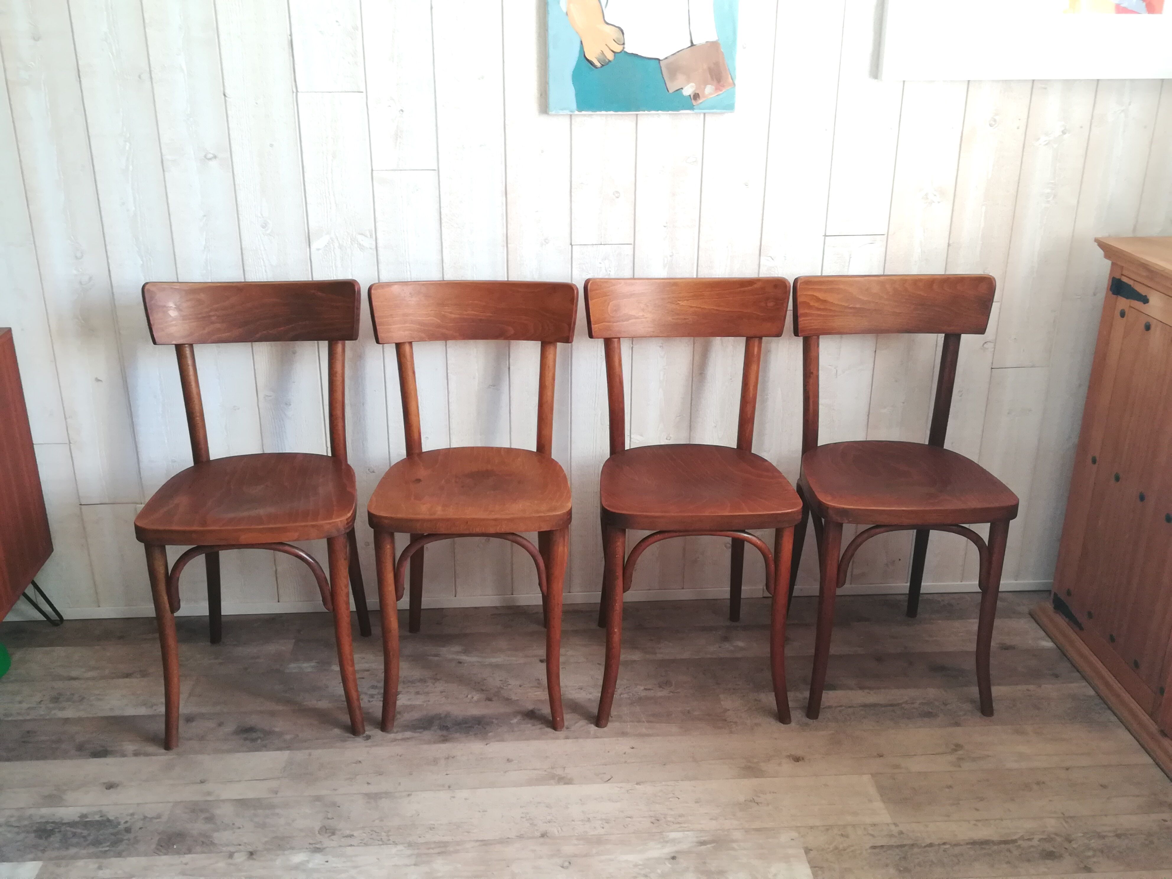 4 Thonet bistro chairs