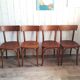 Set de 4 chaises bistrot Thonet