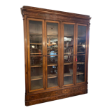 1900 walnut display case