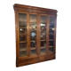 1900 walnut display case