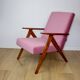 Vintage armchair B-310 VAR pink Jade structural 1970s