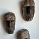 Large Timor mask in patinated wood H:50cm (2)