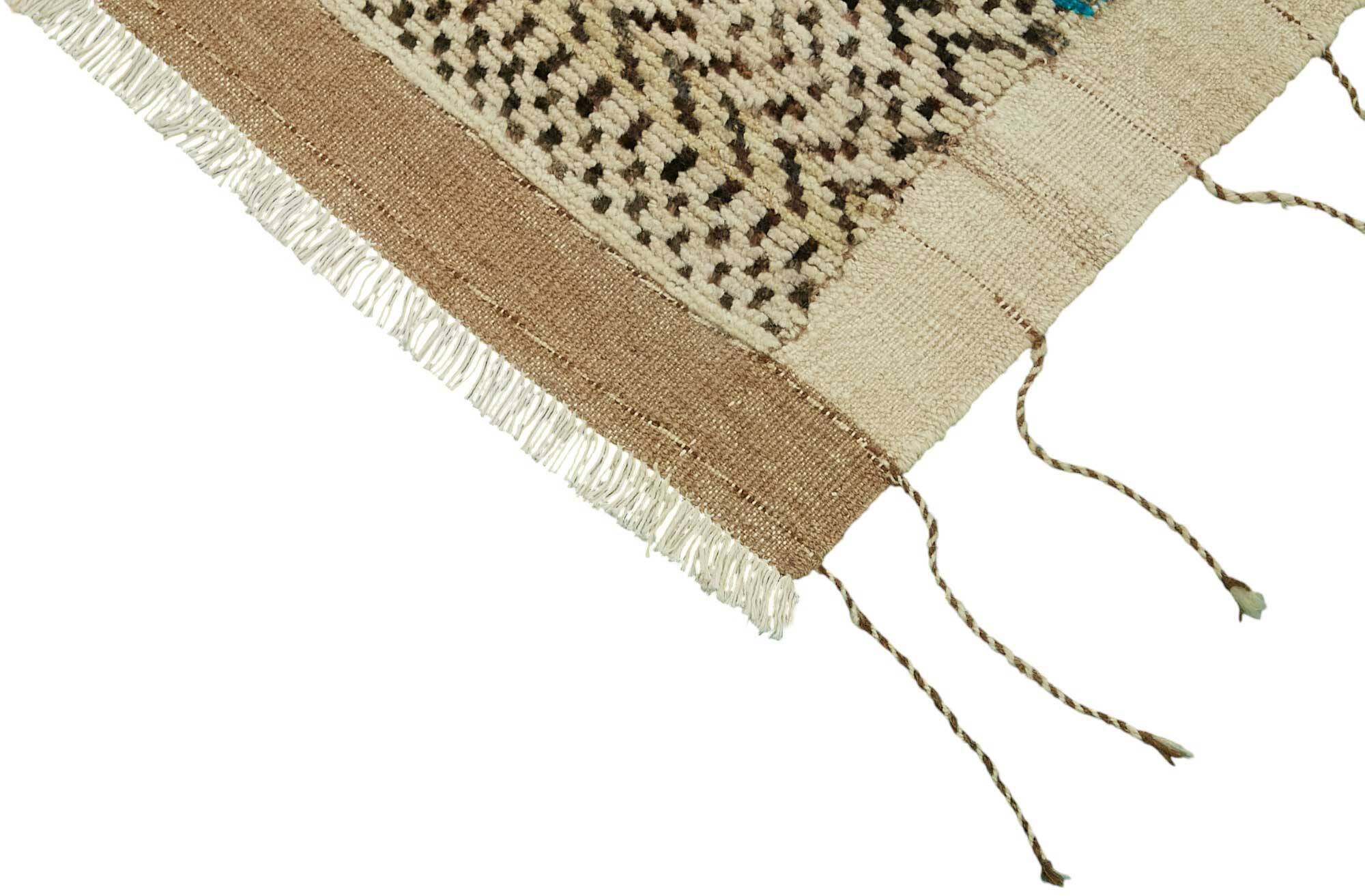 Handmade Tribal Decorative 154 cm x 259 cm Multicolor Wool Carpet