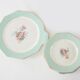 Dessert set with 6 plates and pie dish