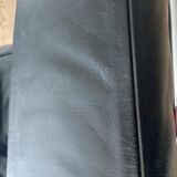 Fauteuil lc2 le corbusier en cuir noir