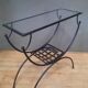 Metal and glass console