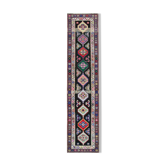 Tapis turc tissé à la main 88 cm x 384 cm