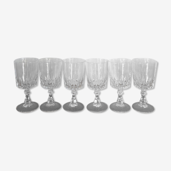 Service de 12 verres en cristal d'arques | Selency