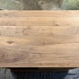 Old oak craft cabinet with sliding door