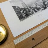 Seville, Spain, printed illustration from 1841.