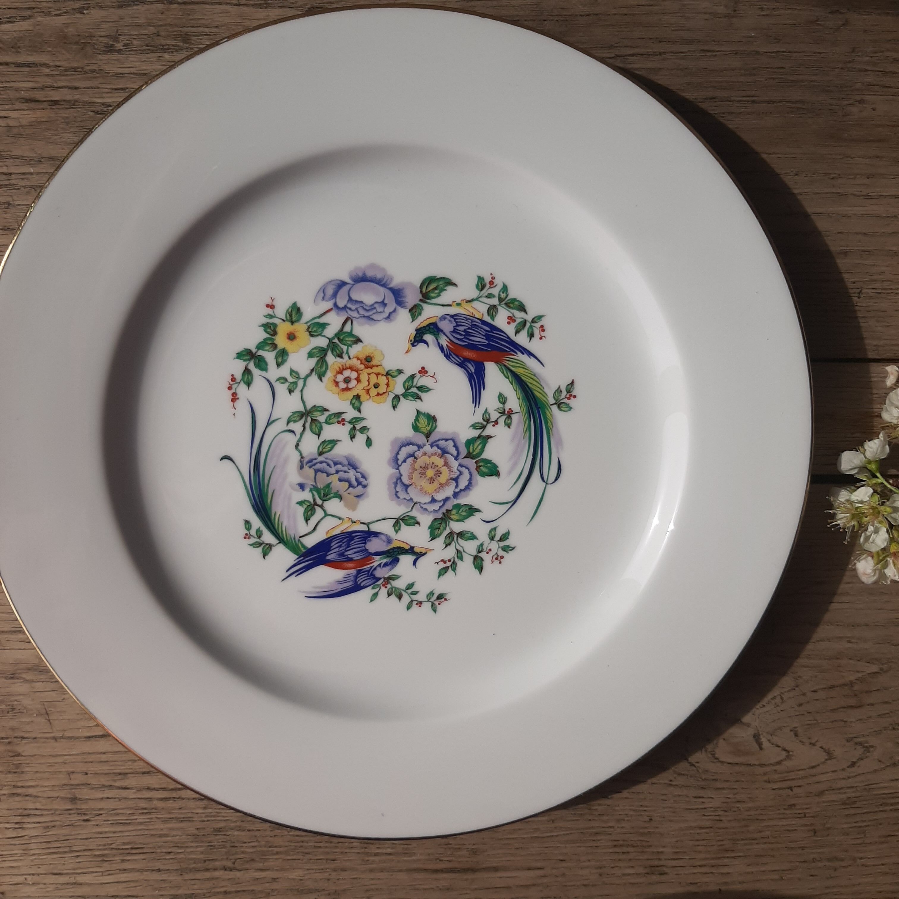 Large bird of paradise presentation plate