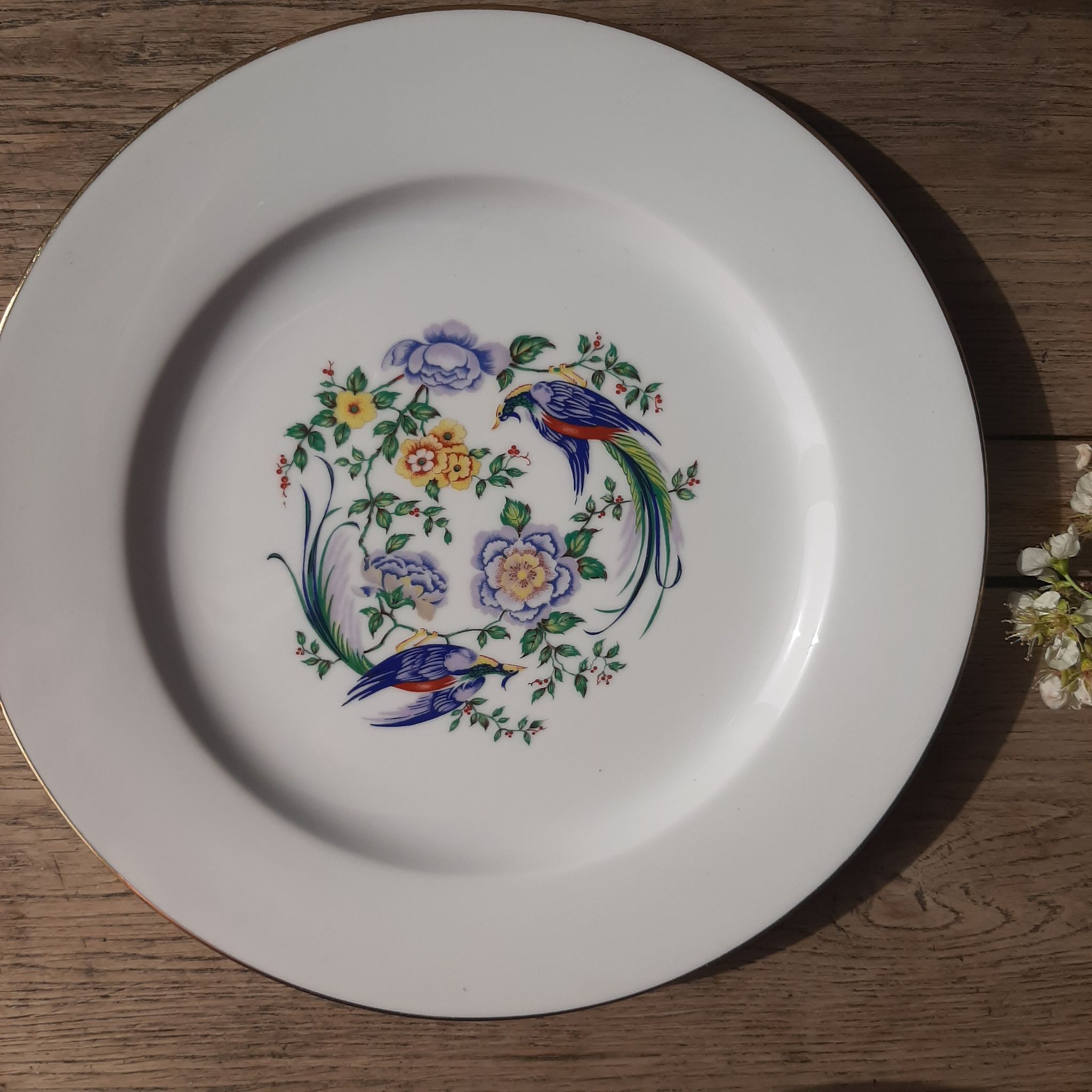 Large bird of paradise presentation plate