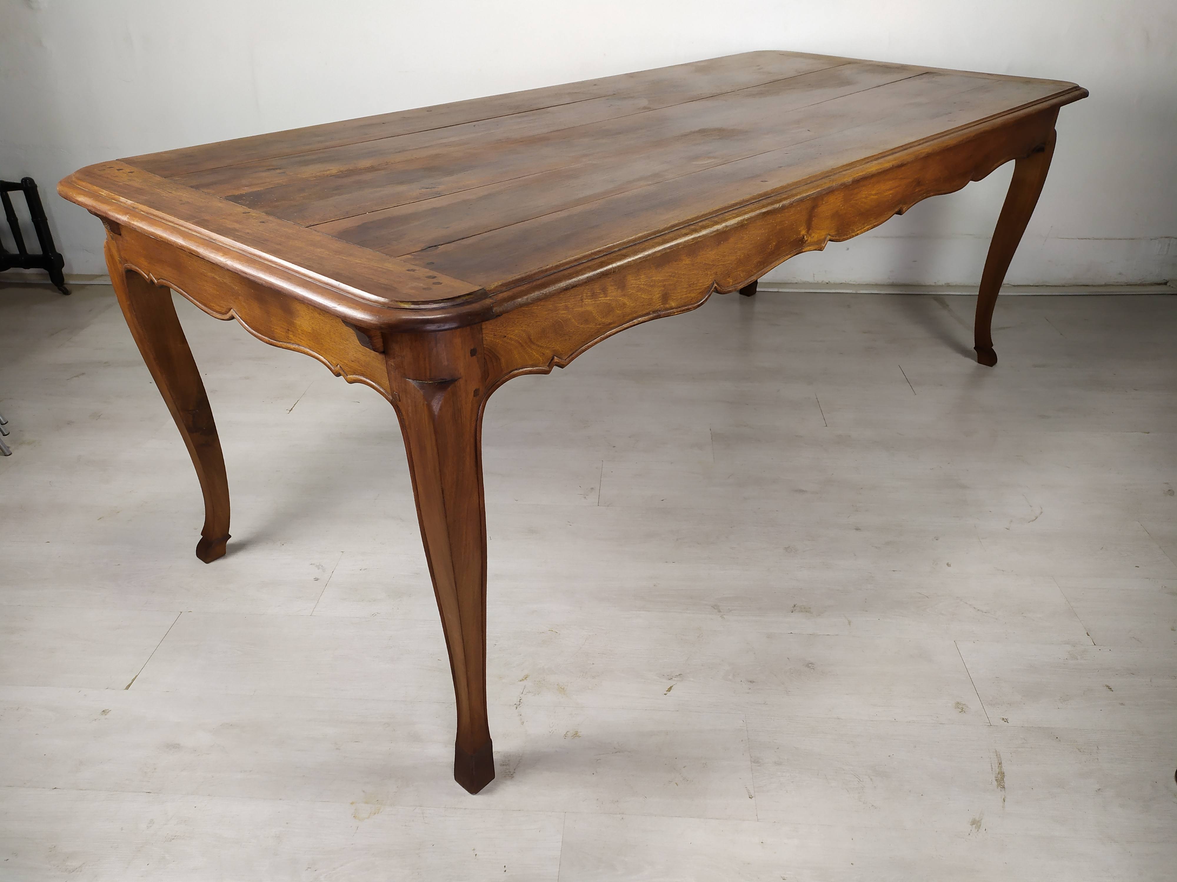 Louis XV walnut table