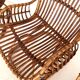 Italian Designer Mid Century Bamboo Armchairs, Set Of 4pcs.
