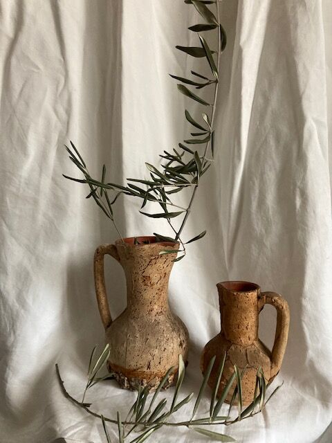 Plastic ceramic pitcher covered in cork - small model