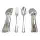 Christofle Japanese, 6 table settings, 12 pieces in silver-plated metal.