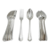 Christofle Japanese, 6 table settings, 12 pieces in silver-plated metal.