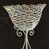 wrought iron planter