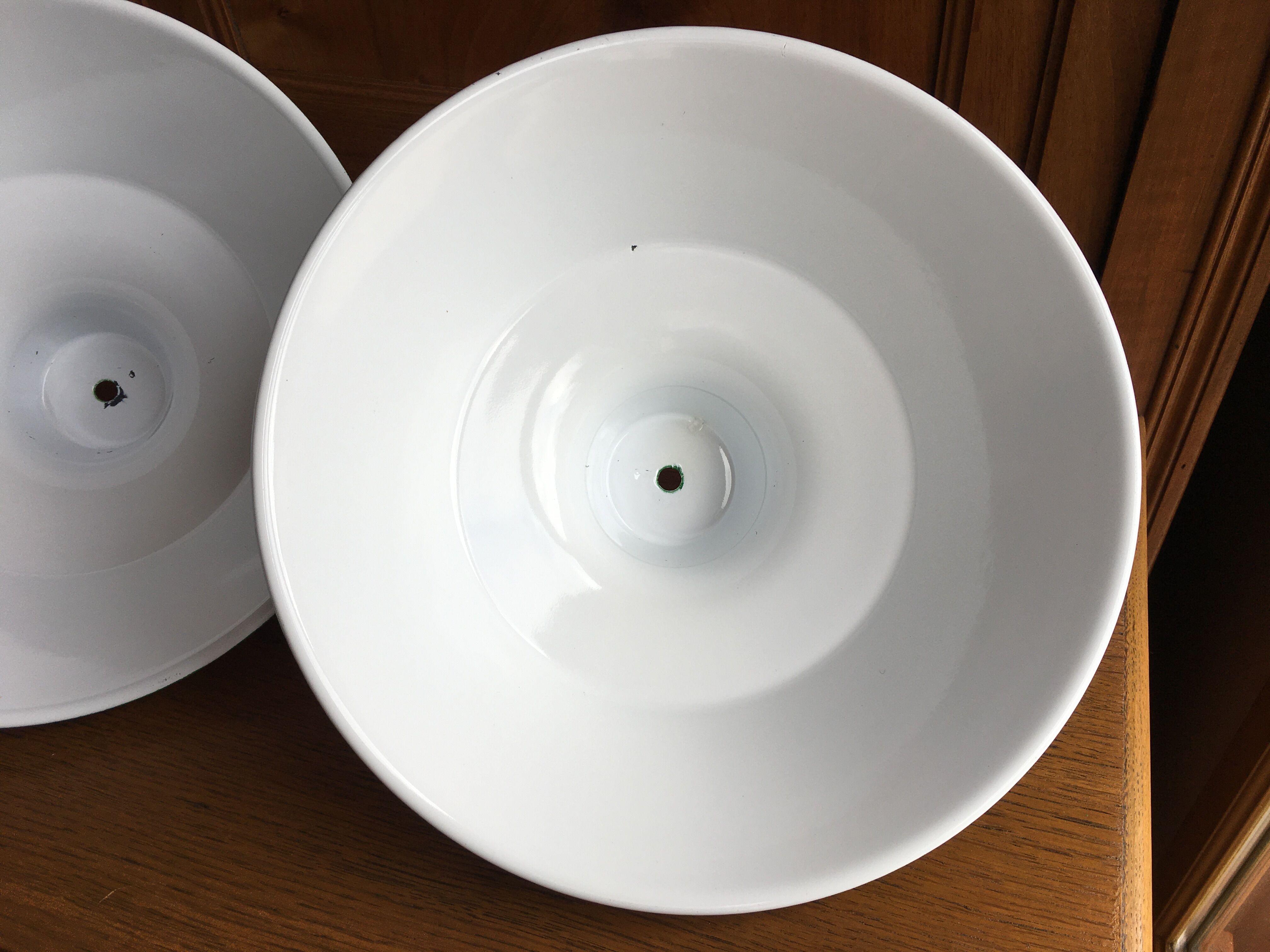 Lot of two old lampshades