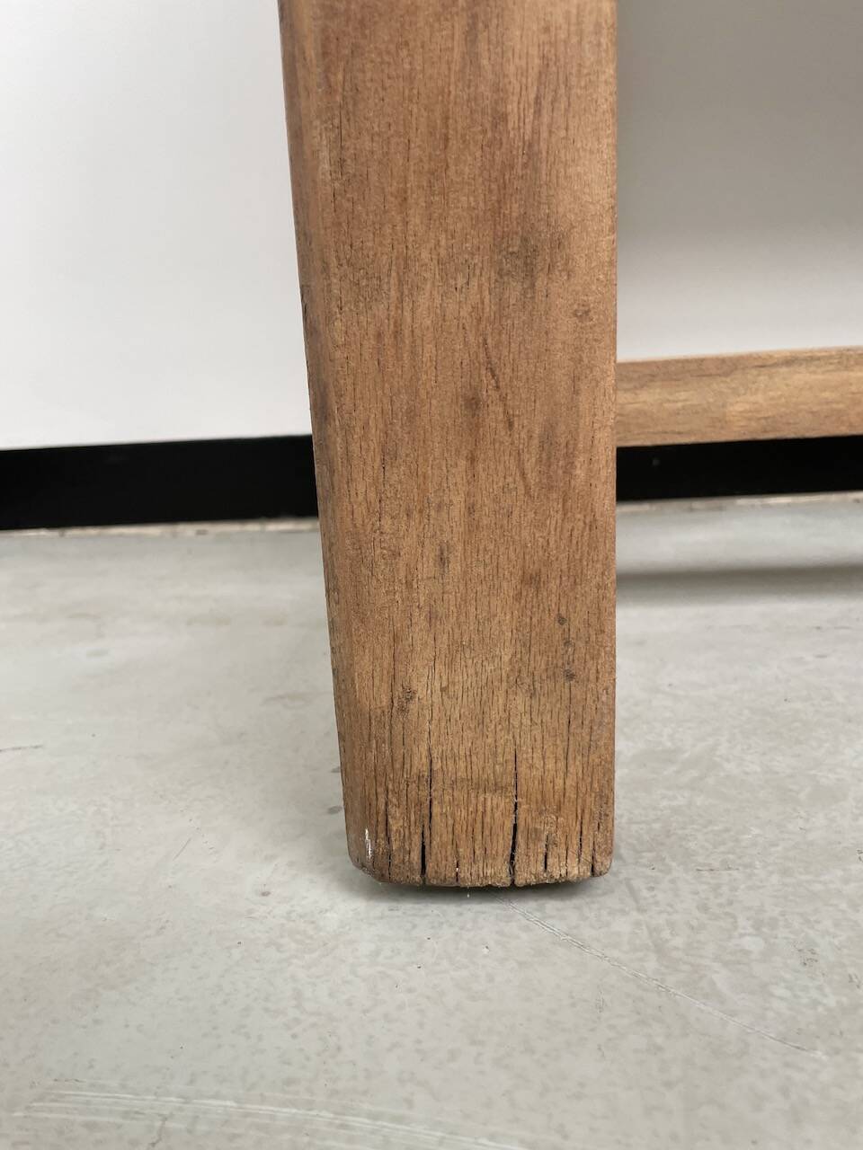 Oak console farm table 3m