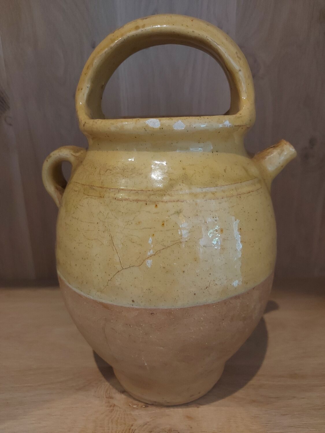 Vernissee earthenware jug, Provence