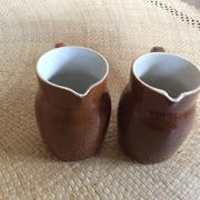 Series of 2 sandstone pots