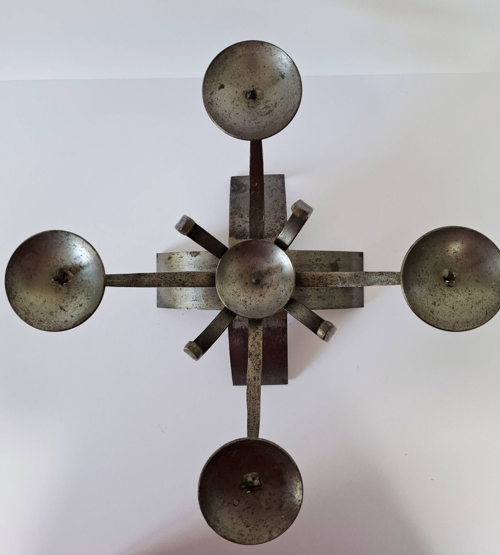 Vintage brutalist chandelier