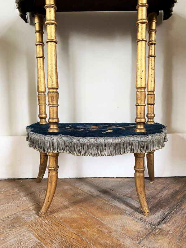 Console demi-lune période Napoléon III