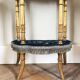 Console demi-lune période Napoléon III