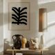 Abstract black lines giclee print, 50x70cm
