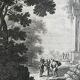 Nicolas Perrelle, Christ speaking to the shepherds, engraving, seventeenth century