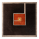 Geometric wool rug, France, c. 1970