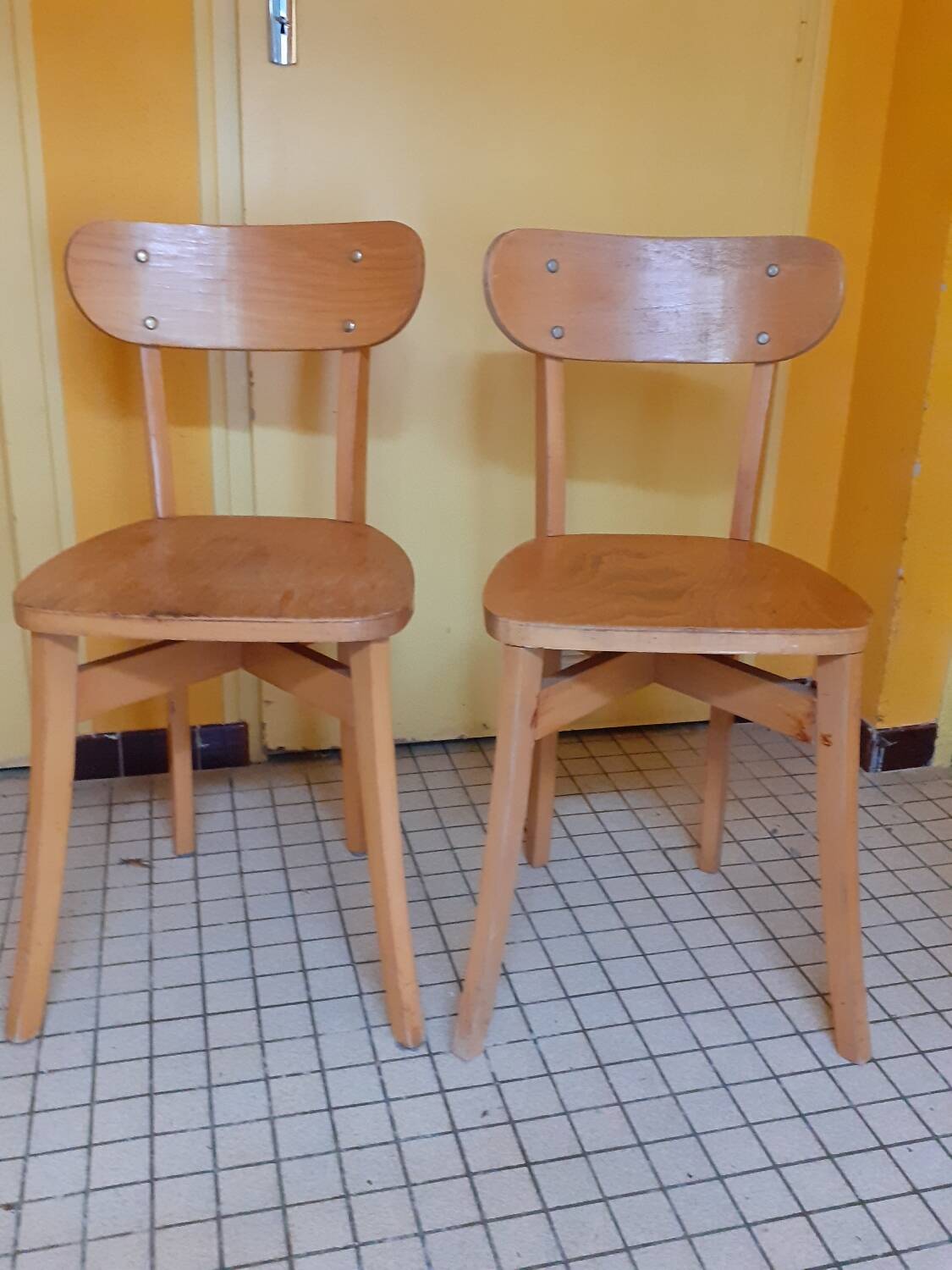 Paire de chaises bistrot