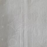 Old tablecloth in damask