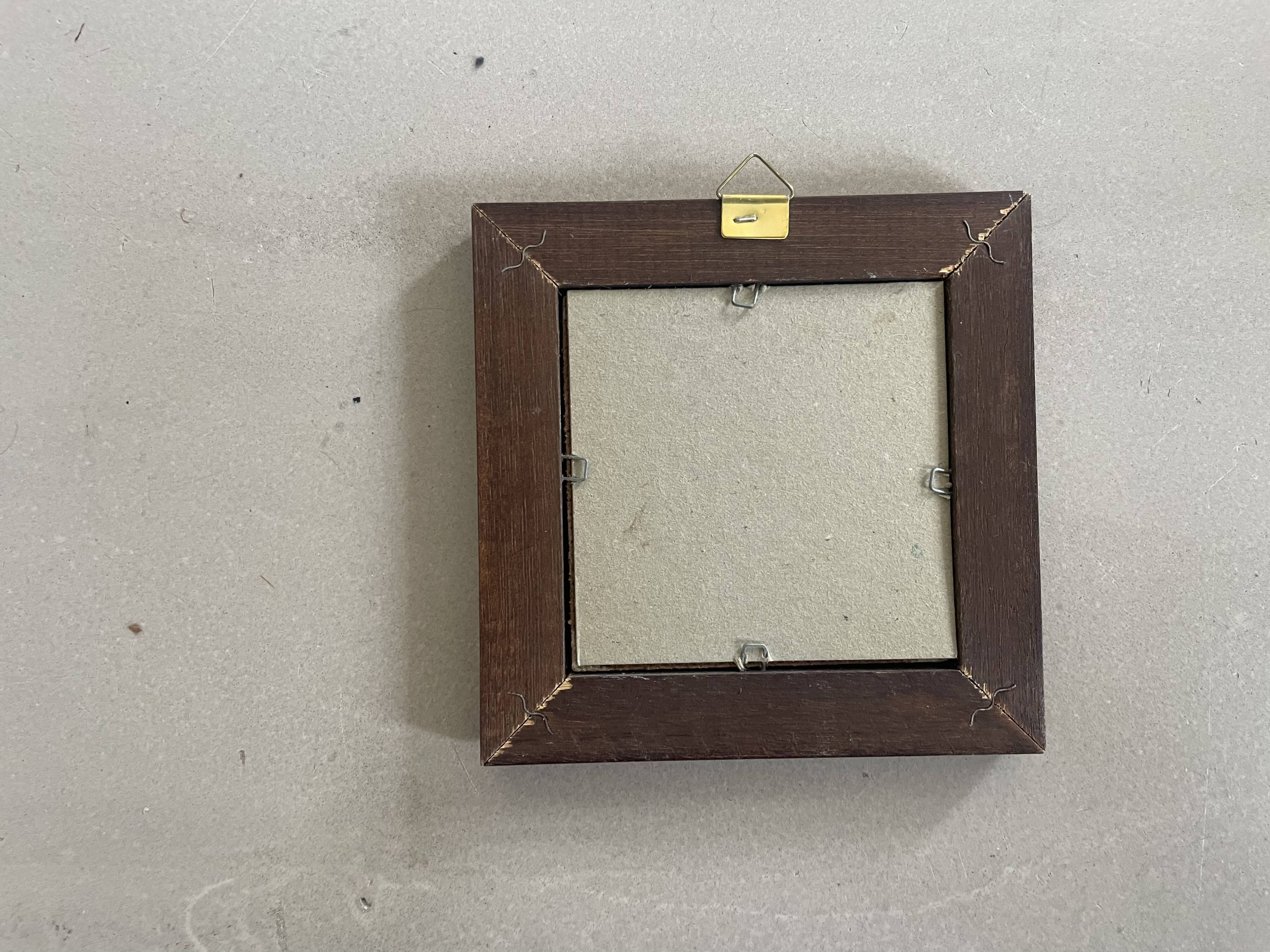 Oil on miniature panel