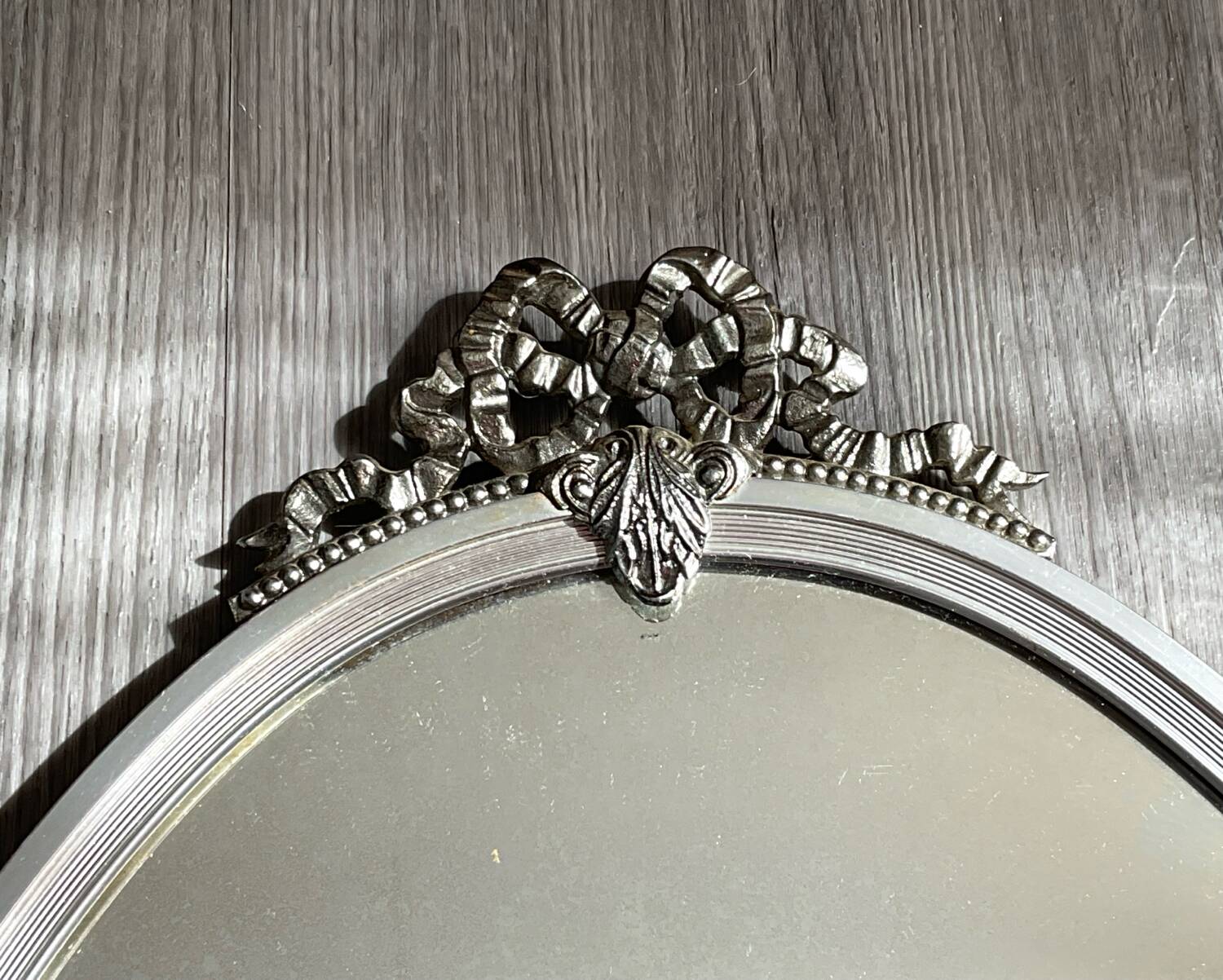 Vintage metal mirror