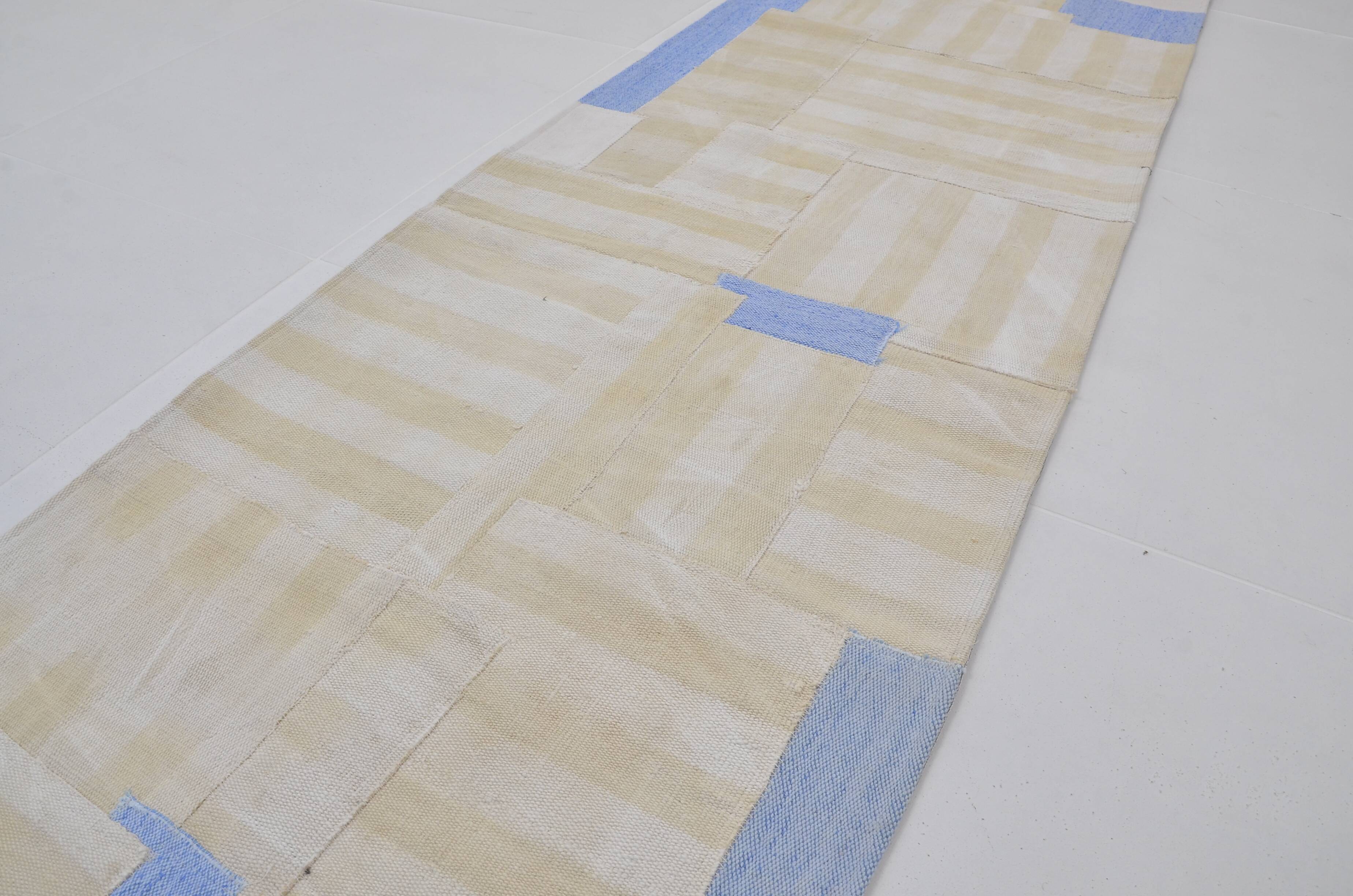 Vintage Whİte And Blue Runner sku3853