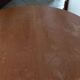 Vintage elm wood extendable table