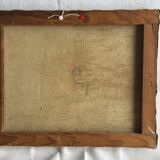 Tableau huile sur toile signé René Fontayne sud de la France  1940