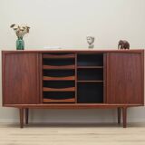 Teak highboard, Danish design, 1960s, production: Omann Jun