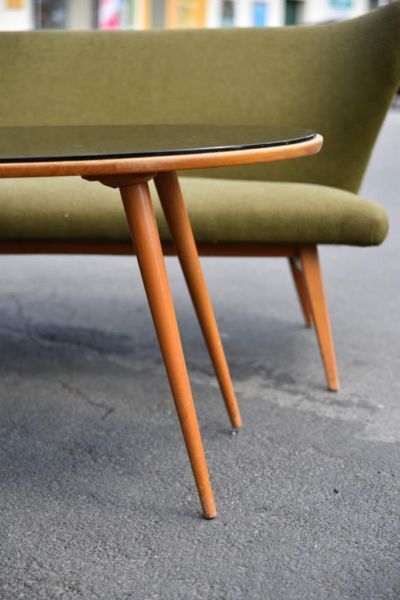 Table low Scandinavian 50s 60s oval