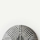 Bouclier ovale  Zulu| Bamiléké L en bois- Décoration murale africaine
