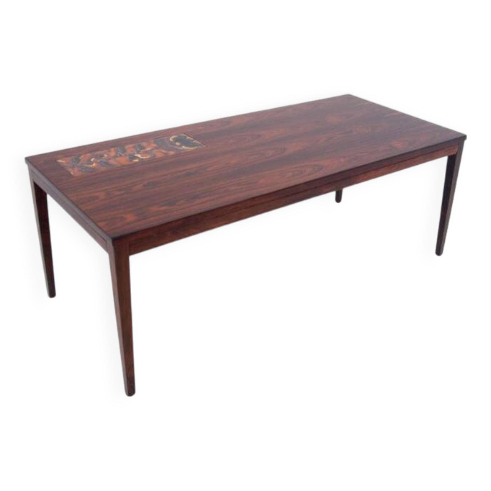 Table basse, design danois, années 60. Rénovée.