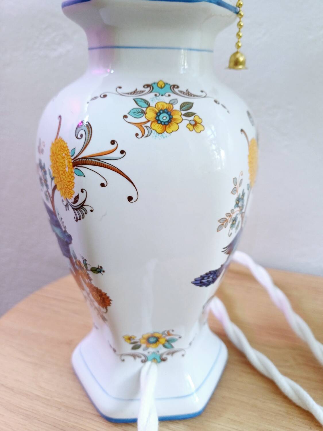 Paire de lampes de table en porcelaine Véritable Revol France