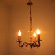 Bronze 3 light chandelier