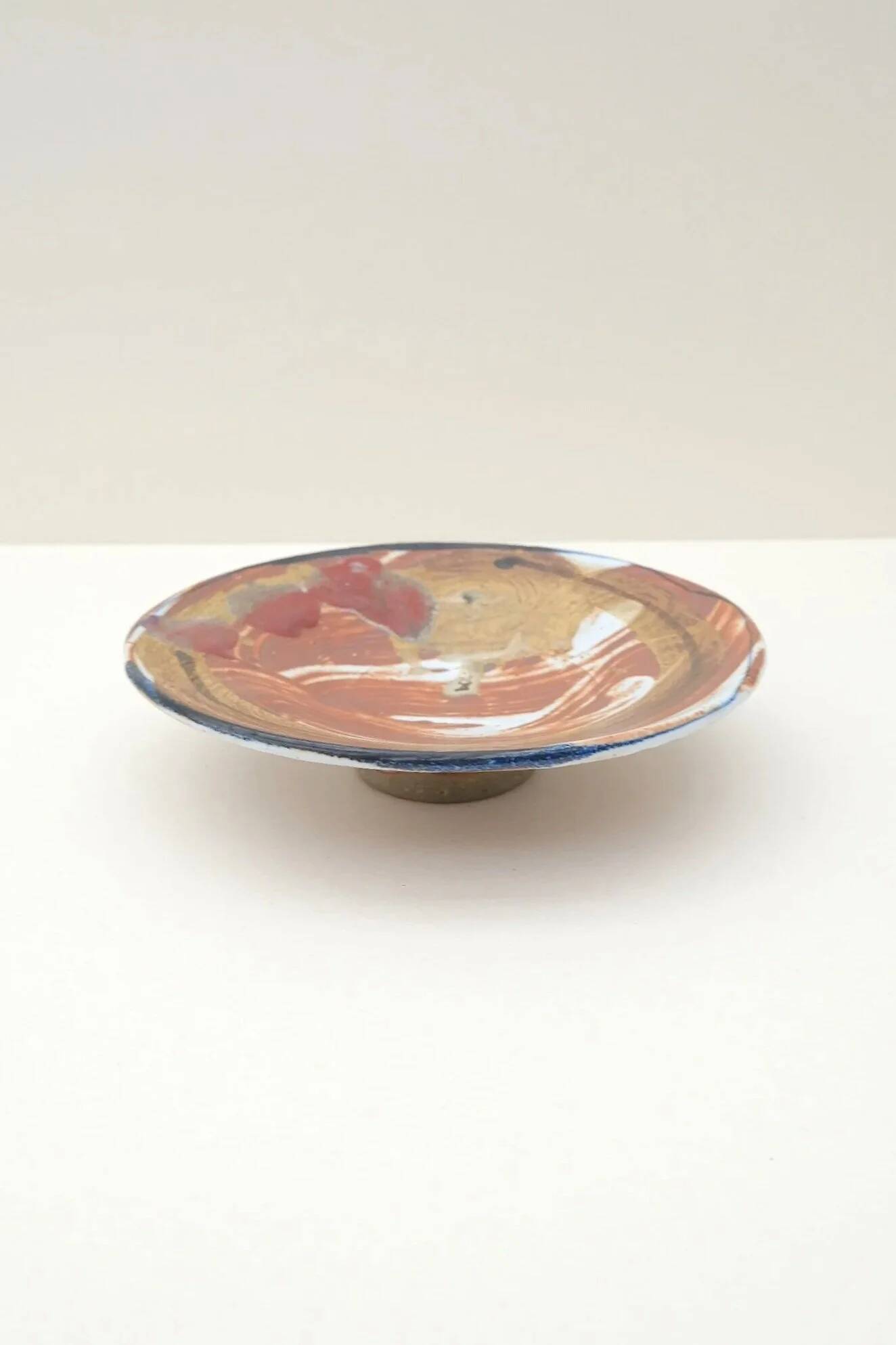 Ceramic dish by Pierre Dutertre, 2002